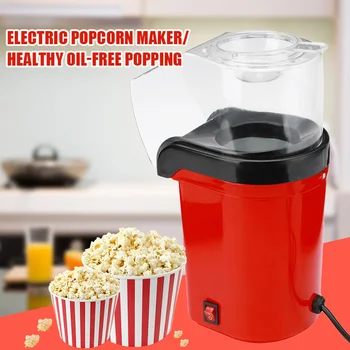220V Elektrické Kukuricu Popcorn Maker Domácnosti Auto Mini Horúci Vzduch Popcorn Stroj na Výrobu DIY Kukurica Popper Deti Vianočný Darček
