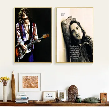 John Frusciante Obrázok Gitara Zobraziť Plátno, Vytlačí Moderného Maliarstva Plagáty Na Stenu Umenie Fotografie Pre Obývacia Izba Dekorácie Č Rám