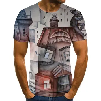 2020 najnovšie zviera 3D vytlačené T-shirt pohode funny T-shirt mužov krátkym rukávom letné tričko fashion T-shirt veľkosť 110-6XL XL