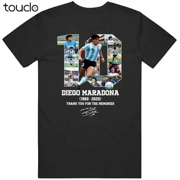 Diego Maradona Argentína Futbalová Legenda Futbol Fan Tričko RIP 1960-2020