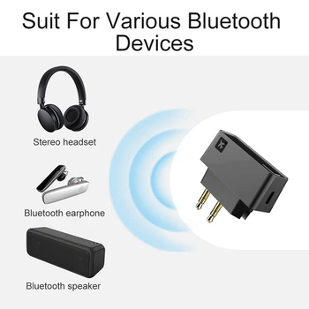 Bluetooth Adaptér BT5.0 Lietadlo Letu Adaptér Bezdrôtovej Hudby Prijímač Vysielač pre PC TV Systém Zábavy