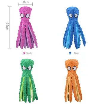 Roztomilý Octopus Plyšové Psa Žuť Lano Hračka Squeaker Psie Hračky pre Malé Psy Čistenie Zubov Šteňa Hračka Mascotas Dodávky Príslušenstvo