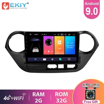EKIY 2.5 D IPS Android 9.0 Auto Rádio Multimediálny Prehrávač Pre Hyundai Grand I10 2013 2016 Audio Auto Video, GPS Navigácie