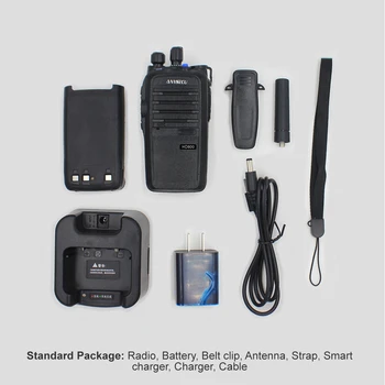 2 ks Anysecu 4G POC Rádio Walkie Talkie HD800 So Sim Kartou Systému Linux IP Rádio GPS Support Real PTT Batérie 4000mAh