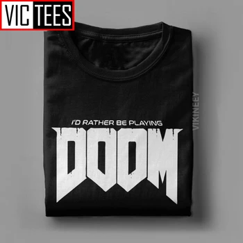 Muži I d Radšej budem Hrať Doom Tričko Hra Conan Barbar Thulsa Kult Hada 100 Percent Bavlna Nadrozmerné T-Shirt
