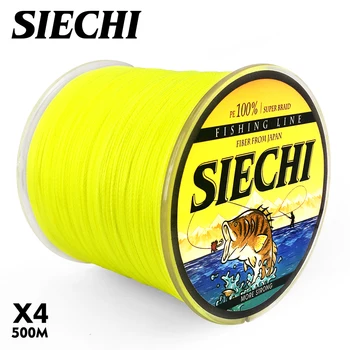 SIECHI 500M Rybárske vlasce PE Vrkoč 4 Stojí 12LBS na 83LB Multifilných vlasec Rybárčenie Príslušenstvo Rybárske Lano Kábel