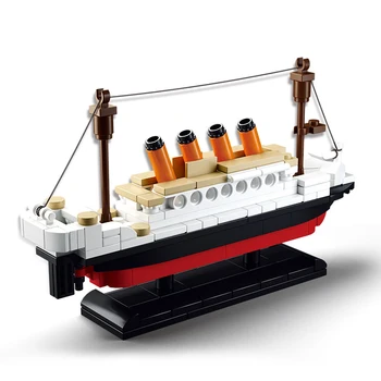 RMS Titanic výletnej Lodi loď Mesto Model budovy súpravy 3D Bloky Vzdelávacie Údaje hobby hračky hobby pre deti Tehly