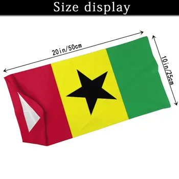 Ghana Vlajka Tvári Šatku S 2 Ks Filtrom Multi-purpose Šatku hlavový most na koni maska