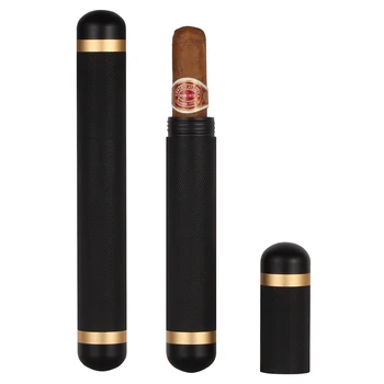 GALINER Cigaru Trubica, Držiak na Vonkajšie Hliníkové Prenosné Cigary Humidor Jar Mini Cigaru Prípade Box Pre COHIIBA Cigár