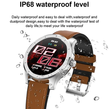 LIGE Bluetooth Hovor Smart Hodinky Mužov, Vodotesný IP68 Podporuje Hudobný Prehrávač Pre Android s ios Telefón GPS sledovať Pohyb smartwatch Mens