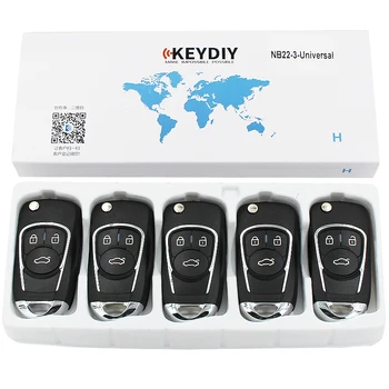 5 KS, Multi-funkčné Univerzálne Diaľkové pre KD900 KD900+ URG200 KD-X2 NB-Series ,KEYDIY NB22 (všetky funkcie Čipy v jeden kľúč)