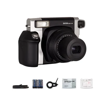 Fujifilm Instax WIDE300 Fotoaparát Okamžité Film Široký Formát Obrazu s akumulátorom Zápästie 40 Listov 86x108mm filmy Vianočný Darček