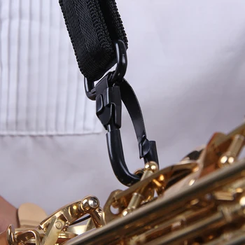 HLÚPE MAČKA vyberte Pohodlné profesionálne Tenor Soprán Alto Sax Popruh Saxofón Popruhu Popruhy