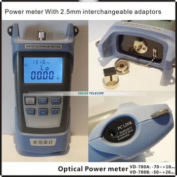 Optické vláknové Power Meter VD708A -70~+10dBm s Bag Doprava Zadarmo