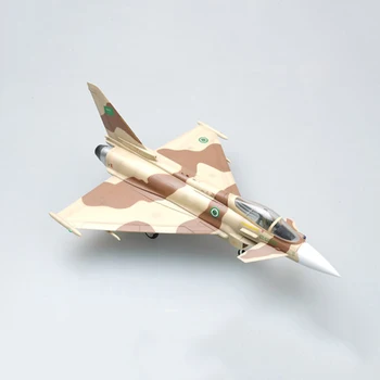 1:72 EF2000 Typhoon Fighter Model Hračky Saudskej Air Force Statické Simulácia Produkt 37142 Lietadlo Lietadlo Dospelých Letectva Rovina