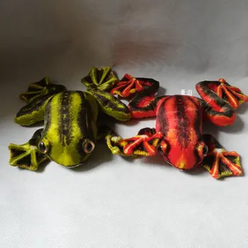 Realistický zvierat o 30x20cm žaba plyšové hračky lovely frog mäkká bábika baby hračky darček k narodeninám w1579