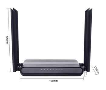 KuWFi 4G LTE, Wifi Router 2.4 G CAT4 150Mbps 4G LTE FDD/TDD CPE Router, Bezdrôtový AP S 4*5dBi Antény, Dual sim card