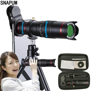 SNAPUM Mobil mobilný telefón, HD 4K 22x Fotoaparát Zoom optický Ďalekohľad teleobjektívu Pre Samsung iphone huawei xiao