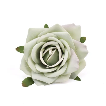 30pcs White Rose Umelého Hodvábu Kvet Hlavy Dekoratívne Scrapbooking Pre Domáce Svadby, Narodeniny Dekorácie Falošné Ruže Kvety