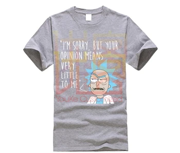 NEUVERITEĽNÉ NÁLEVE Rick & Morty Tričko Chlapci Najnovšie Jedinečný Tee Tričko Populárne Pohodlné T-Shirt Mužov O Krk Lacné Otec Top