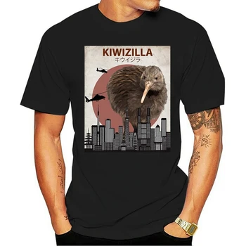 2021 Hot predaj Módnych bavlna Kiwizilla Zábavné Kiwi T-Shirt Nový Zéland Milovníkov Vtákov Darček Tee tričko