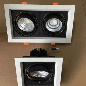 Super Jasné Zapustené námestie LED Stmievateľné Downlight KLASU 10w 20W LED Spot light LED dekorácie Stropné Lampy