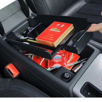 Lsrtw2017 Abs Auto Cenral Kontroly Opierkou Doska Úložný Box pre Audi A4 Q3 Q5 A3 A5 Q2 Interiérové Doplnky Auto Styling