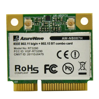 RaLink RT3290 802.11 b/g/n 150Mbps Half Mini PCI-E WiFi Adaptér s Bluetooth 3.0 BT 3.0 Combo Karty pre Acer/Dell/Toshiba/ASUS