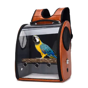 2020 Papagája Vták Dopravcu Cestovná Taška Priestor Kapsule Priehľadný Kryt Batoh Priedušná Vonkajší