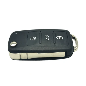 Datong World Auto Remote Pre VW Volkswagen FCC ID 5KO837202AD 434 Mhz ID48 Čip Auto Inteligentné Diaľkové Ovládanie Vymeniť Auto Kľúč