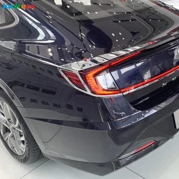 Pre Hyundai Sonata 2020 2021 ABS Uhlíkových Vlákien Auto Zadné Svetlo Kryt Výbava zadné svetlo Chvost na čítanie Rám Rám Vonkajšie Príslušenstvo
