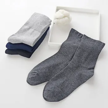 10PCS=5 párov 39-43 EÚ veľkosť Mužov bavlna hypertenzia diabetes ponožky s žiadne záväzné top Posádky ponožky Diabetická ponožky