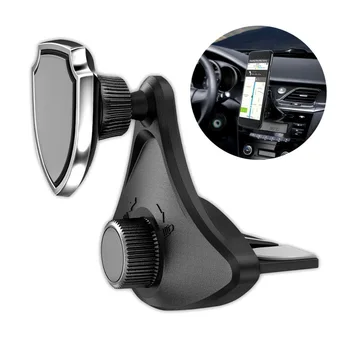 Shockproof Flexibilné Telefón Držiak o 360 Stupňov Rotácie Proti Sklzu Prenosné Profesionálne Príslušenstvo CD Slot Magnet Mount