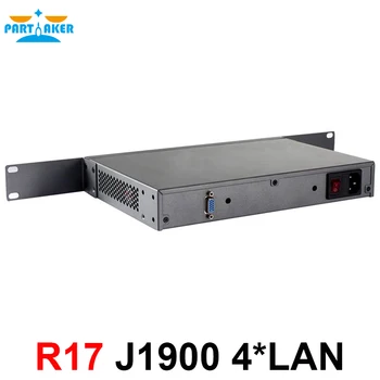 Súčasné obrady R17 Intel PCI-E 1000M 4*82583v Firewall Siete Server s procesorom Intel Celeron J1900 Quad Core Procesor