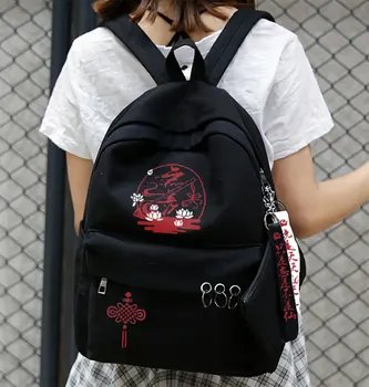Anime Veľmajster Démonické Pestovanie MDZS Wangji Wuxian Cosplay Školské tašky Študentský Batoh Módne Tašky cez Rameno, Kabelka