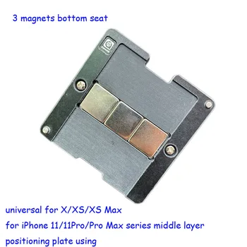 Amaoe Nová Stredná Vrstva Reballing Stanice kompletný Set pre iPhone 11, 11Pro, Max Tin Výsadbu s Reballing Vzorkovníka 0.1 0.12 mm 0,15
