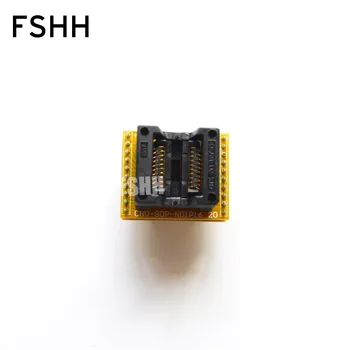 FSHH CNV-SOP-NDIP20 Programátor Adaptér 208mil SOP20 na DIP20 Adaptér IC test zásuvky 1.27 mm Ihrisku
