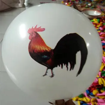 Latex zahusťovanie reklamné balóny prispôsobené tlače loga tlač svadbu, narodeninovú oslavu, balóny 2017 kuracie ne