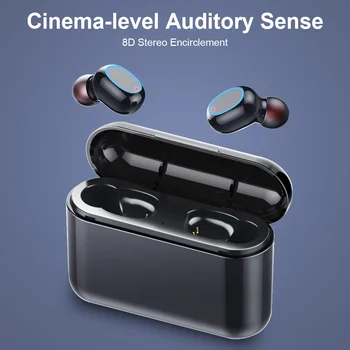 Dvakrát Stereo Slúchadlá TWS In-Ear Bluetooth Slúchadlá Športové mini Slúchadlá bezdrôtové wirless bleutooth bloototh slúchadlo telefónu