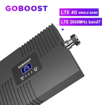 LTE 4G 2600mhz Signálu Celulárnej siete Zosilňovač Pre mobilné Telefóny Opakovač Signálu Celulárnej siete Zosilňovač, Booster 4G GSM Repeater LCD Displej