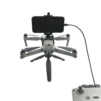 Pre kolesá Mavic Vzduchu 2 Drone Ručné Gimbal Stabilizátor Držiak Telefónu / Diaľkové Ovládanie Clip Držiak s 1/4 Port Pripojenie Statívu