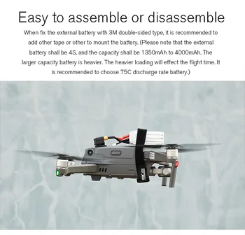 STARTRC DJI MAVIC 2 drone vyhradená batérie out konektor pre kolesá mavic 2 pro/zoom drone príslušenstvo