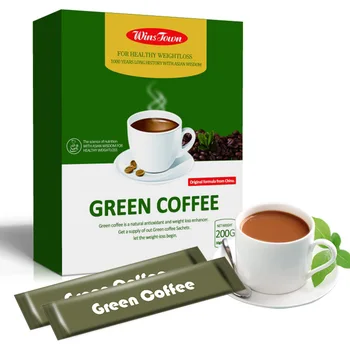 20 Teabags Slim Zelenej Kávy s Ganoderma Kontrole Hmotnosti Detoxikačný Čaj na chudnutie Chudnutie Spaľovanie Tukov na Zdravie Čaj Tabletky na chudnutie