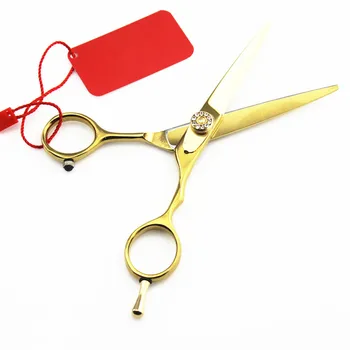 Upscale Nemecko 440c 6 / 5.5 palcový zlatý rez vlasy nožnice nastaviť holič rezanie tvoria nástroje rednutie kadernícke nožnice na plech nožnice