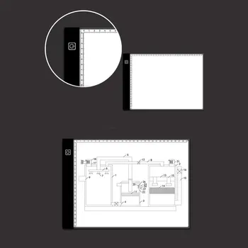 Anime Čierny Okraj Rozsahu Tabletu, Digitálneho Kreslenia Tablet Grafické Tablety Pad Elektronické USB Sledovanie Umenie Kópiu Rada