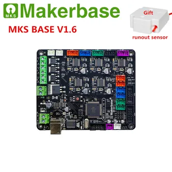 MKS BASE V1.6 3D tlačiarne doske integrovaný obvod kompatibilné karty RAMPY Mega 2560 Marlin rada elektronických diy príslušenstvo
