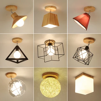 LED Stropné Svietidlá Moderné Stropné Svietidlo Vintage Lampada Led Plafonnier Pre Obývacia Izba Nordic Výzdoba Domov Luminaria De Teto