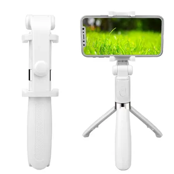 Univerzálny 2v1 Selfie Stick Statív Držiaka Telefónu Monopod s Bluetooth Bezdrôtové Diaľkové Spúšte Pre Samsung Xiao pre iphone