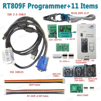 RT809F LCD Displej ISP Programátor Modul S SOP8 Test Klip 1.8 Adaptér TSSOP8/SSOP8 10 Adaptéry