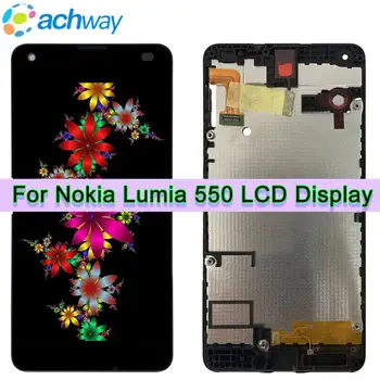 Pôvodné Obrazovky pre Nokia Lumia 550 LCD Displej+Dotykový Displej Digitalizátorom.+nástroje na Montáž Náhradných Dielov Pre Nokia 550 LCD